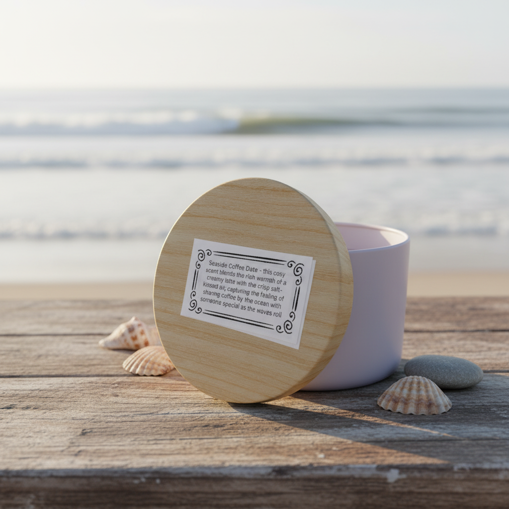 Seaside Coffee Date - Ocean Jar Candle