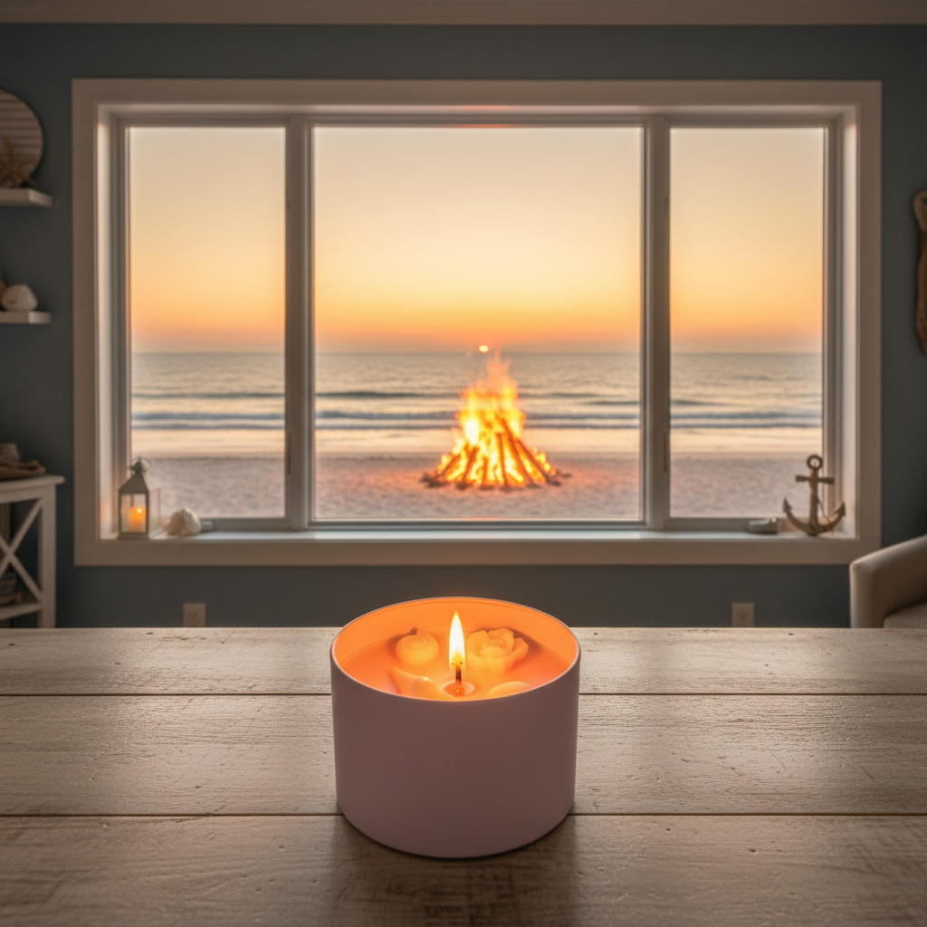 Beach Bonfire - Ocean Jar Candle