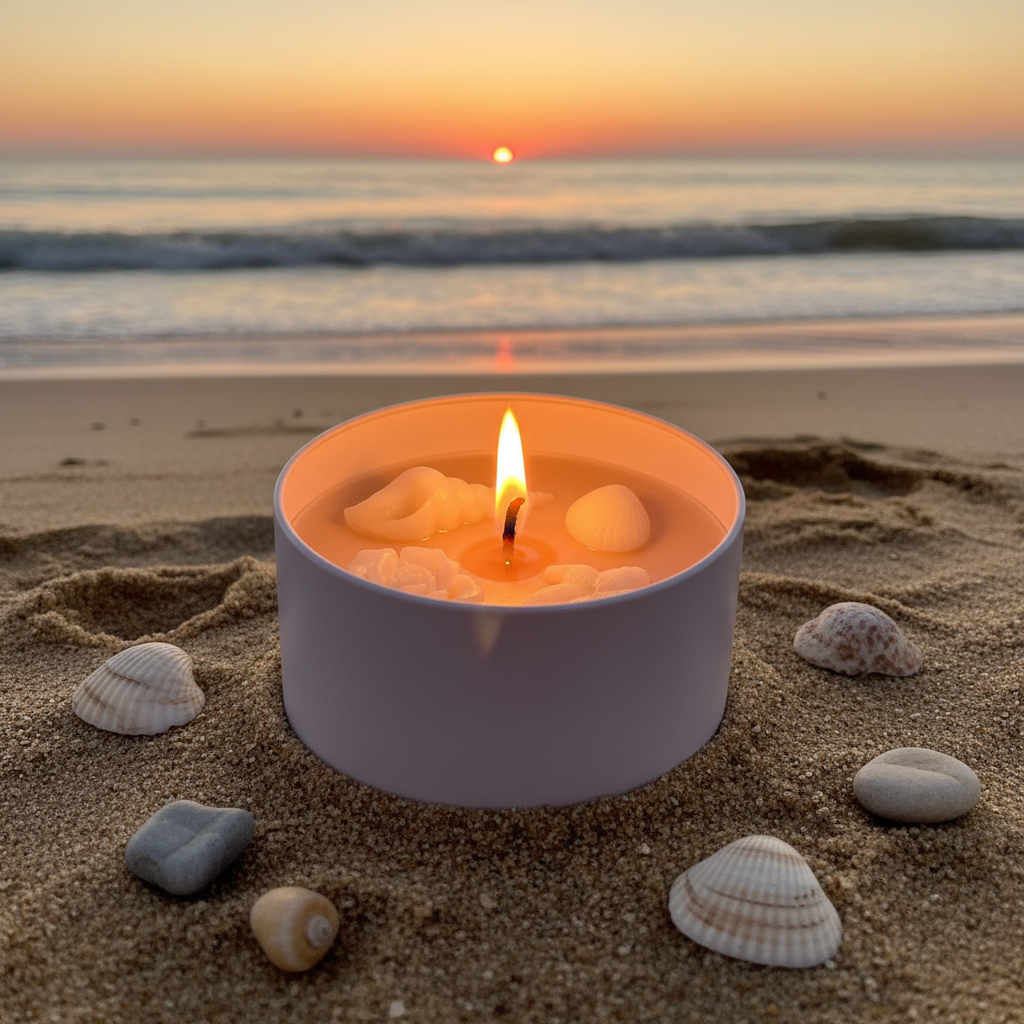 Seaside Coffee Date - Ocean Jar Candle