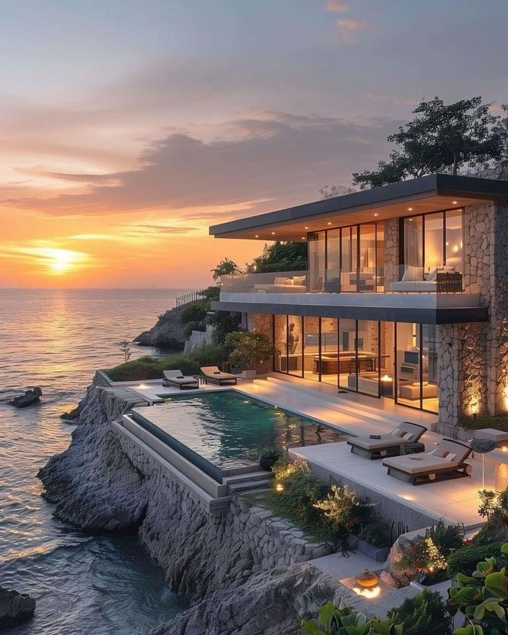 Beachfront Mansion- Ocean Jar Candle