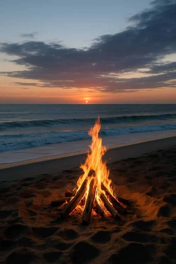 Beach Bonfire - Ocean Jar Candle